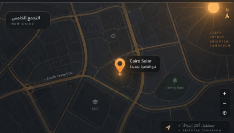 موقع Cairo Solar على الخريطة